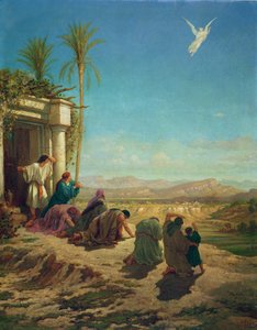 El ángel de Tobías, c.1865 de Gustave Dore